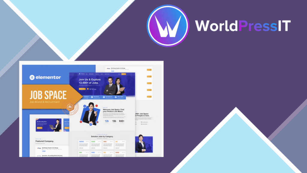 Job Space - Job Board and Recruitment Elementor Template Kit