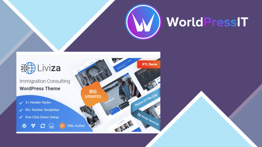 Liviza - Immigration Consulting WordPress Theme