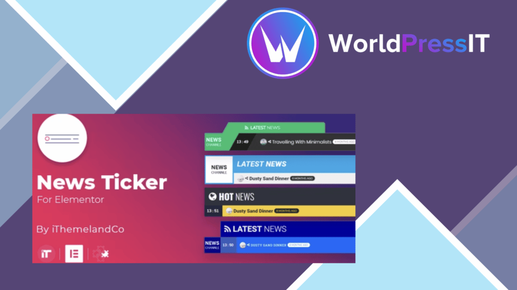 News Ticker For Elementor