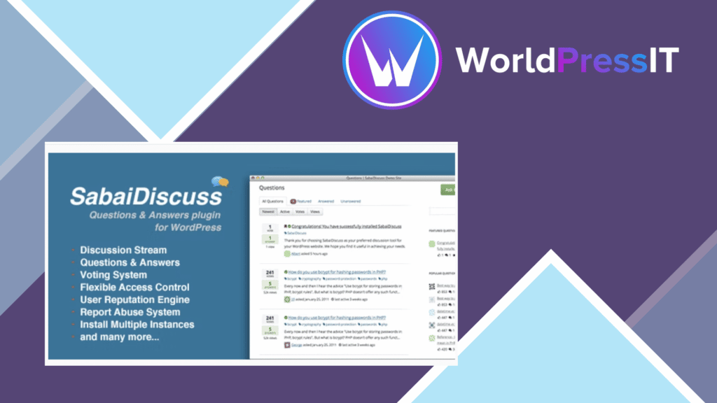 Sabai Discuss plugin for WordPress