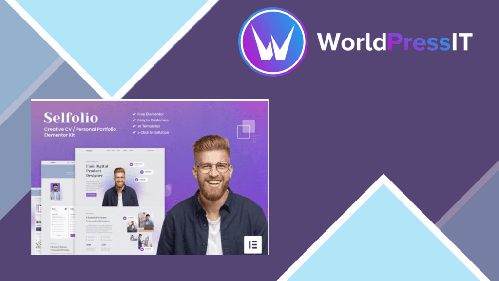 Selfolio - Creative CV Elementor Template Kit