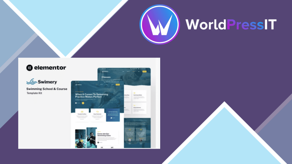 Swimery - Swimming School and Course Elementor Template Kit