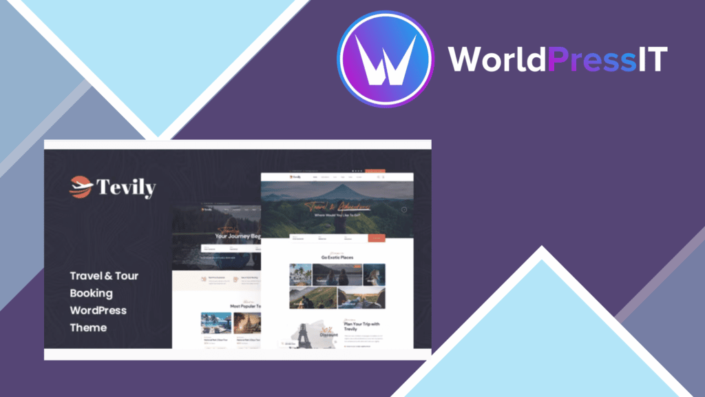 Tevily - Travel and Tour Booking WordPress Theme