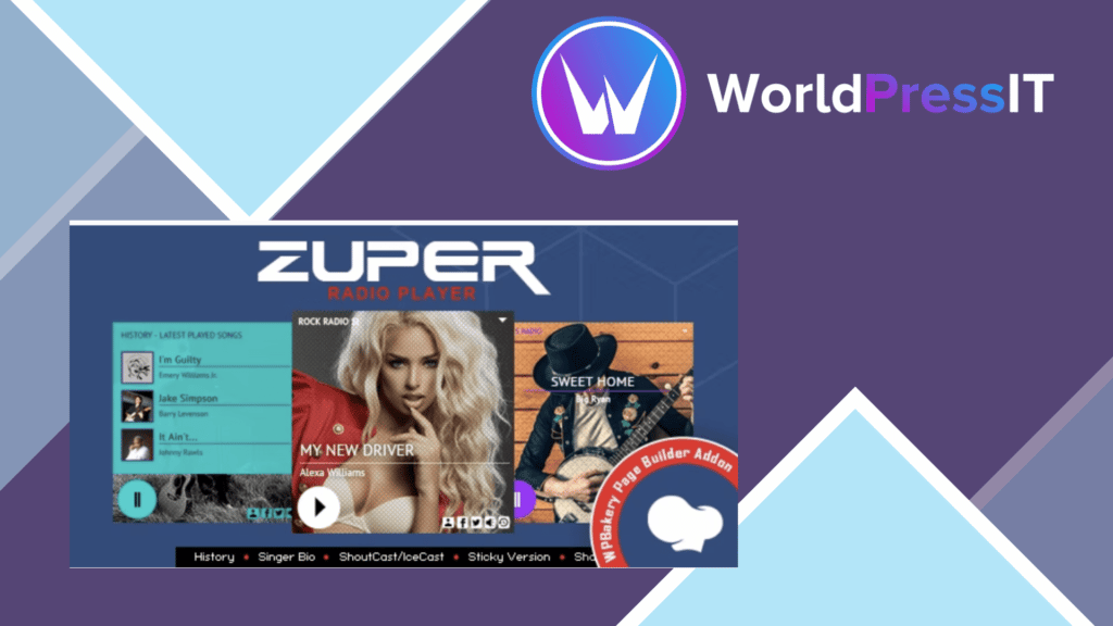 Zuper - Shoutcast and Icecast Radio Player With History