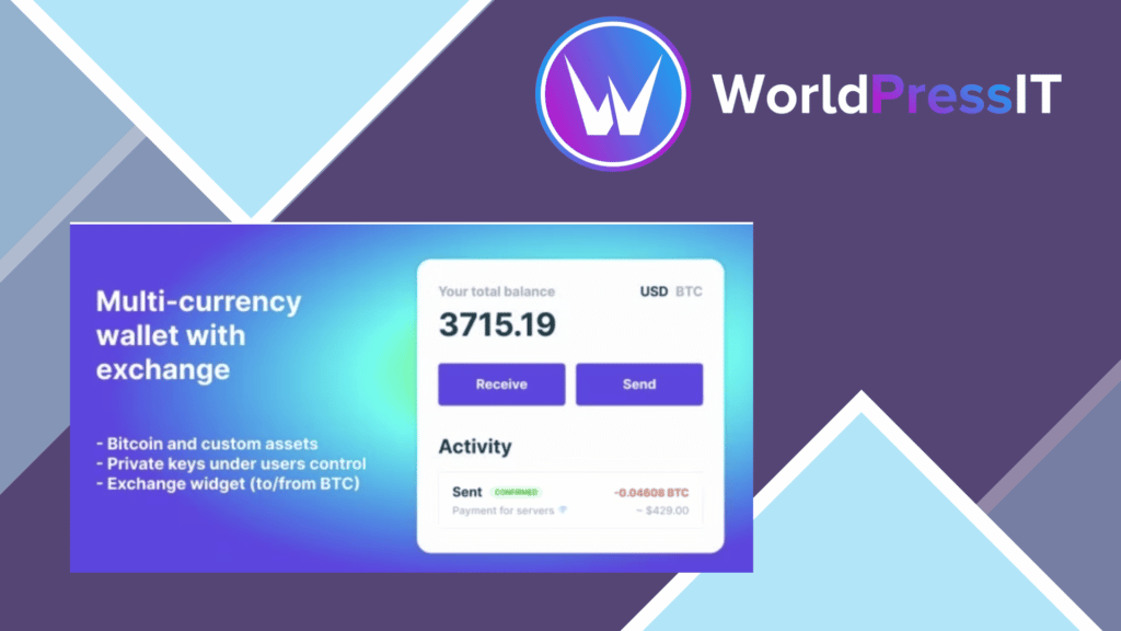 Bitcoin, Ethereum, ERC20 crypto wallets with exchange