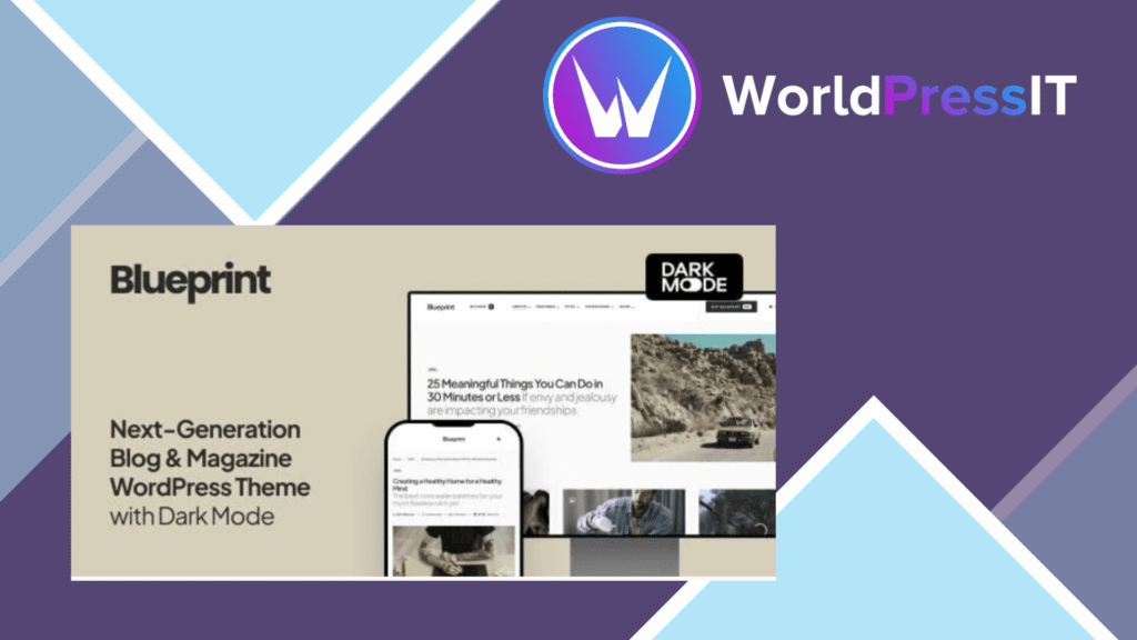 Blueprint - Next-Generation Blog and Magazine Theme