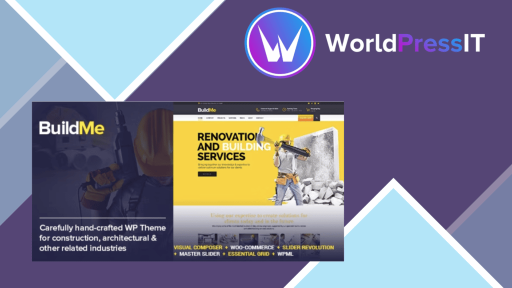 BuildMe - Construction and Architectural WP Theme