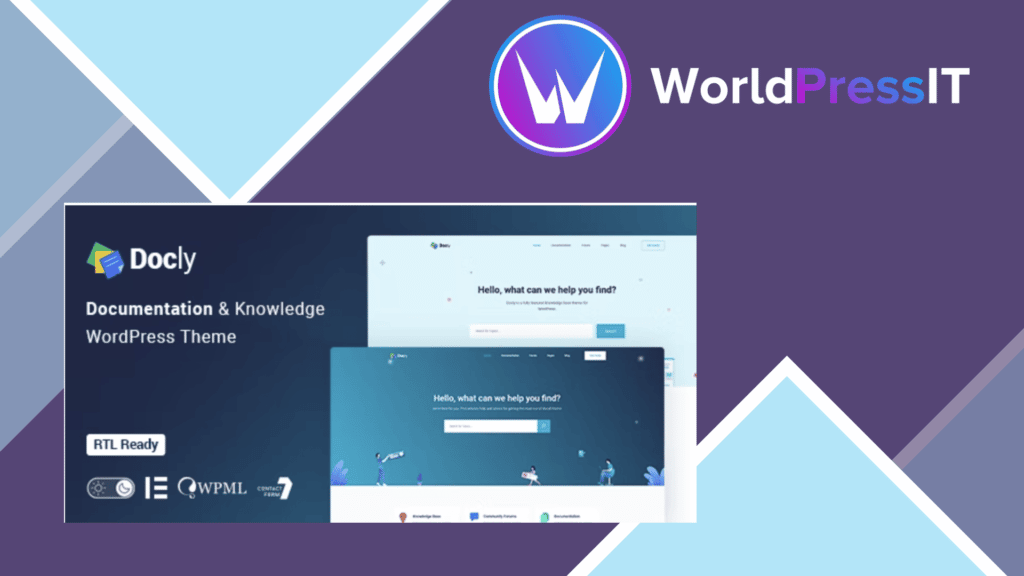 Docly - Documentation And Knowledge Base WordPress Theme with bbPress Helpdesk Forum