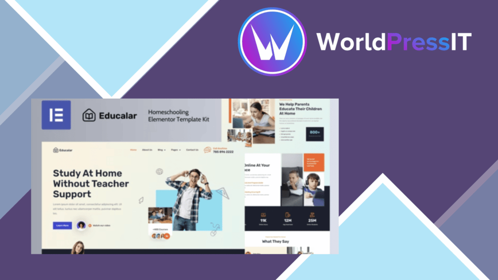 Educalar - Homeschooling Elementor Template Kit