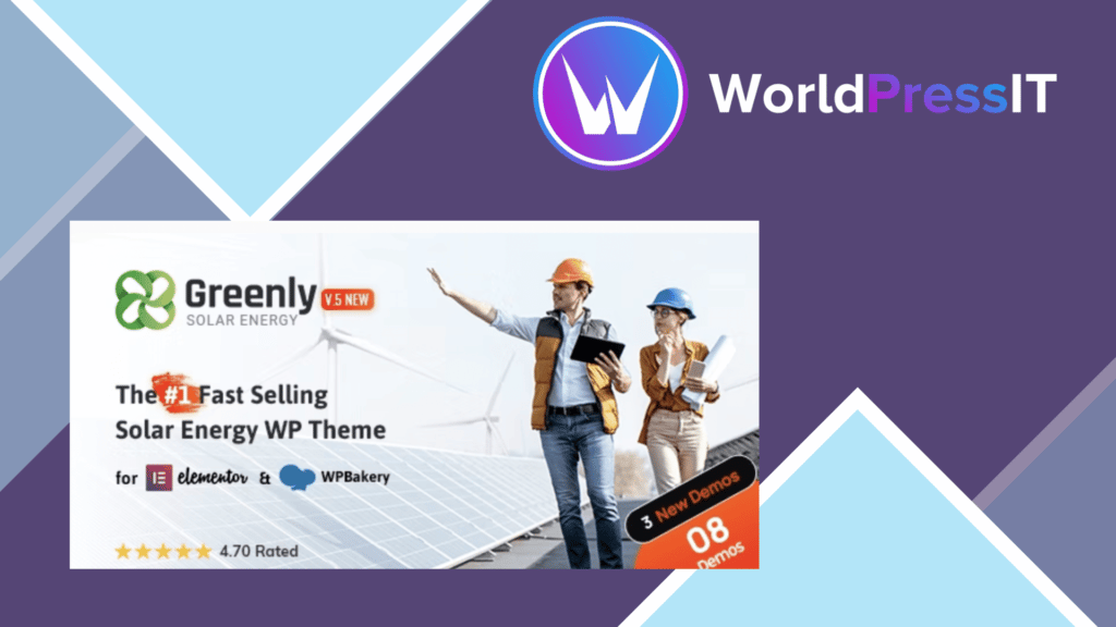 Greenly - Ecology and Solar Energy WordPress Theme