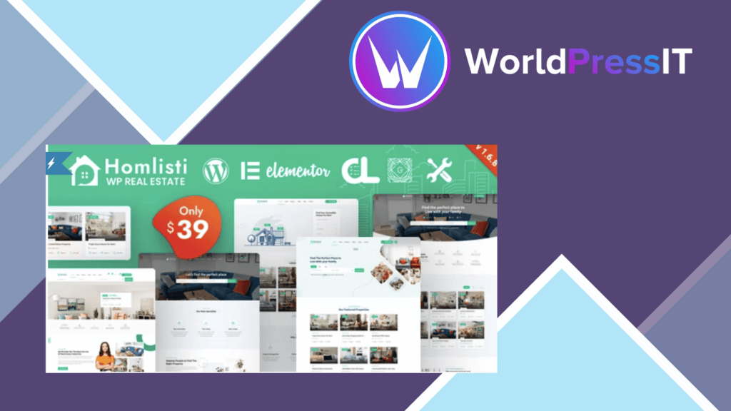Homlisti - Real Estate WordPress Theme + RTL
