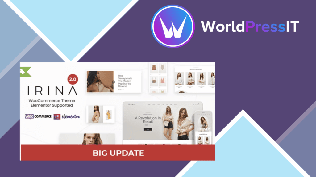 IRINA - Elementor WooCommerce Theme