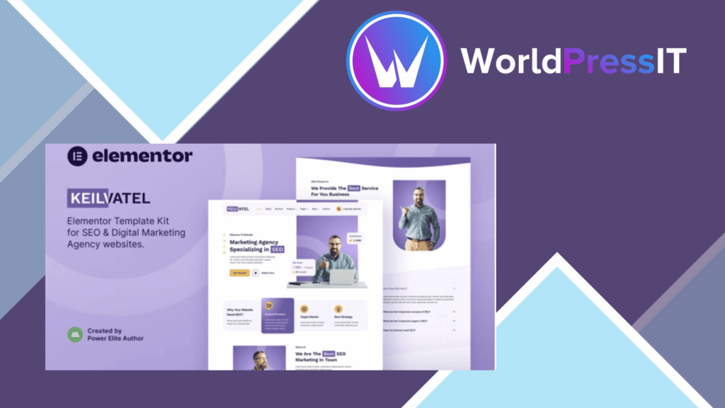 Keilvatel – SEO and Digital Marketing Agency Elementor Template Kit
