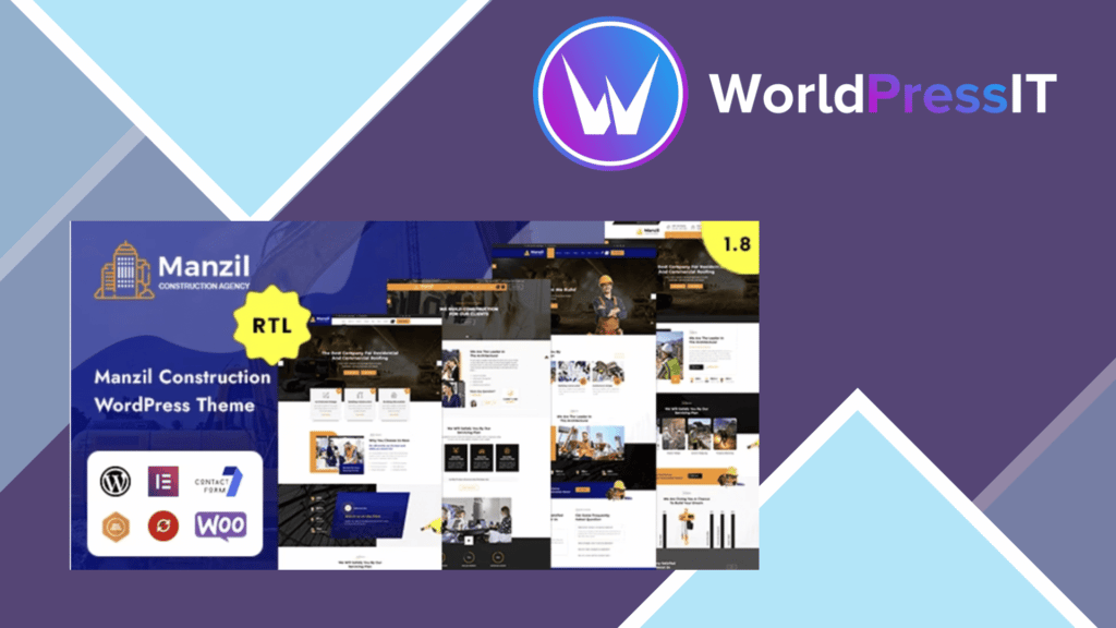 Manzil | Construction and Building WordPress Theme
