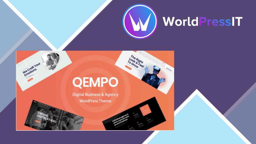 Qempo - Digital Agency Services WordPress Theme