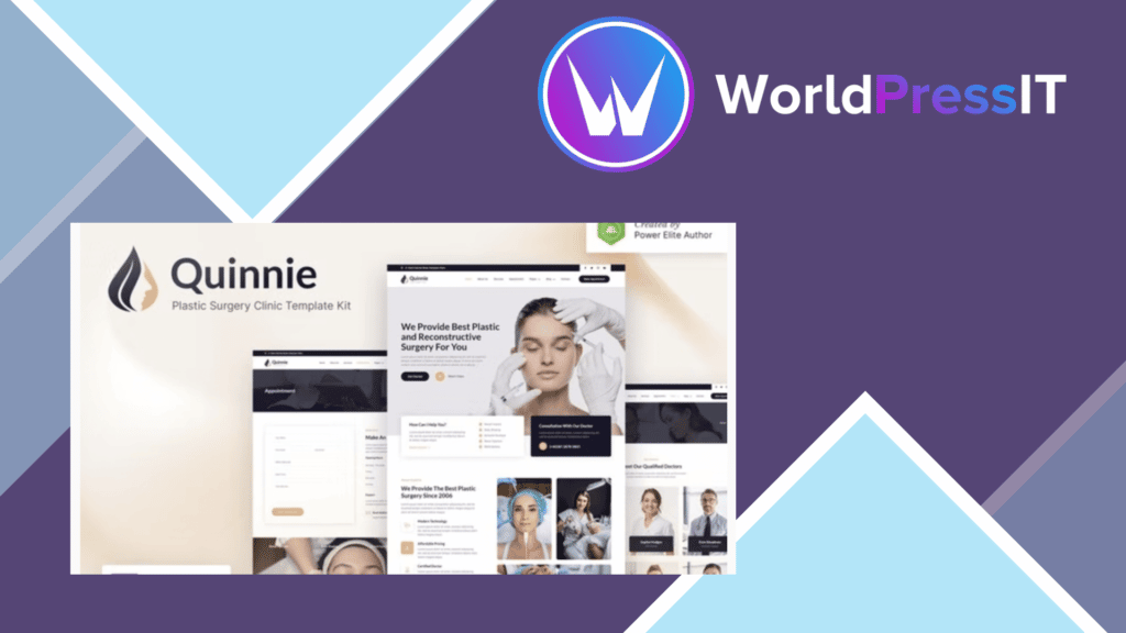 Quinnie – Plastic Surgery Clinic Elementor Template Kit