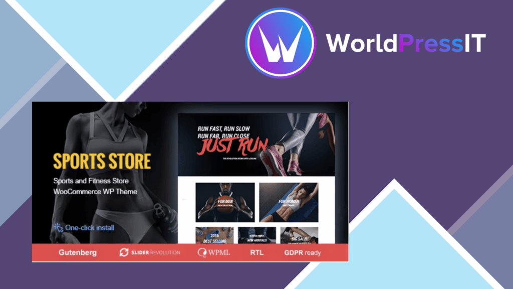 Sports Store – Sports Clothes and Fitness Equipment Store WP Theme