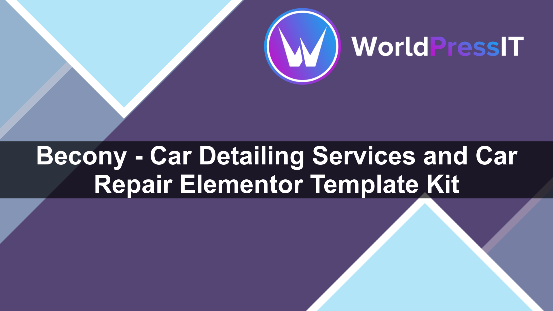 Becony – Car Detailing Services and Car Repair Elementor Template Kit - WorldPress IT