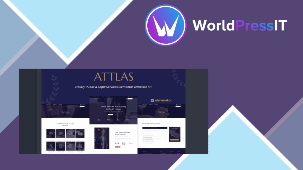 Attlas - Notary Public and Legal Services Elementor Template Kit