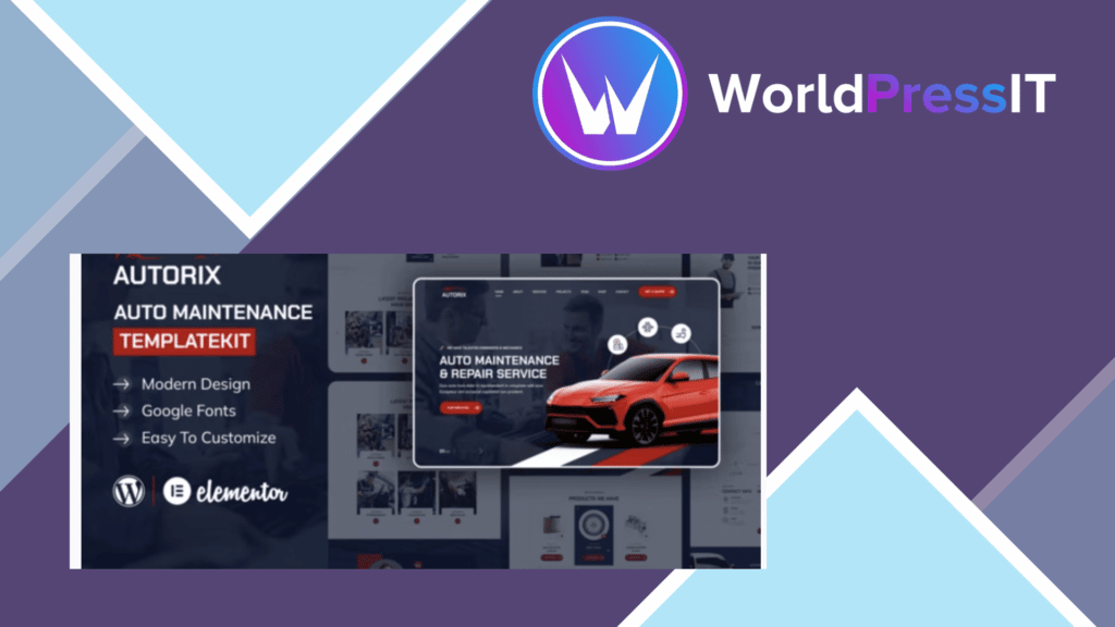 Autorix - Auto Maintenance Elementor Template Kit