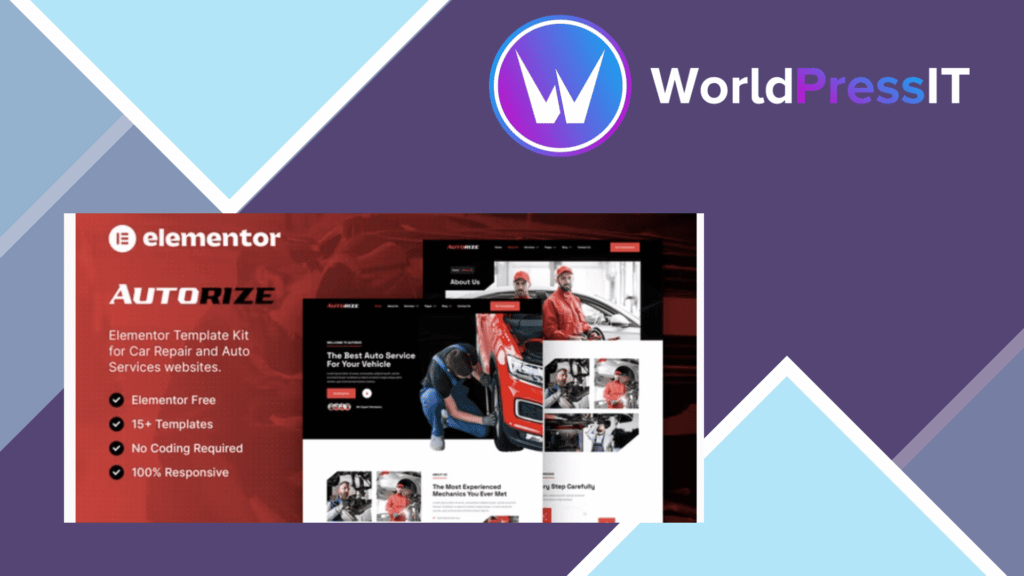 Autorize - Car Repair and Auto Services Elementor Template Kit