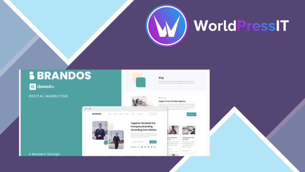 Brandos - Digital Marketing Elementor Template Kit
