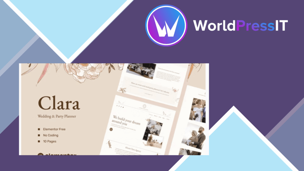 Clara - Wedding and Party Planner Template Kits