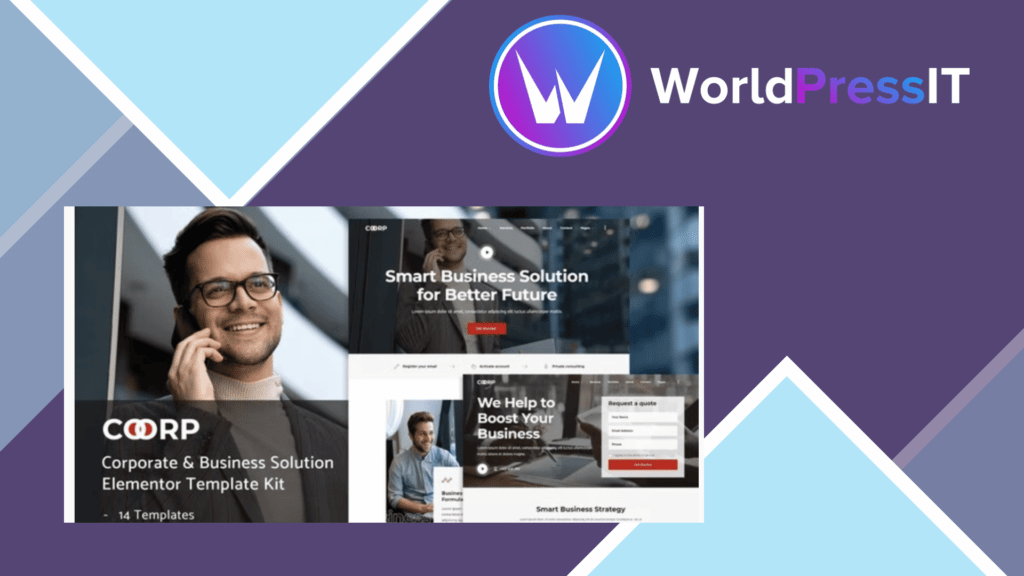 Coorp - Multi-purpose Business Solutions Elementor Template Kit