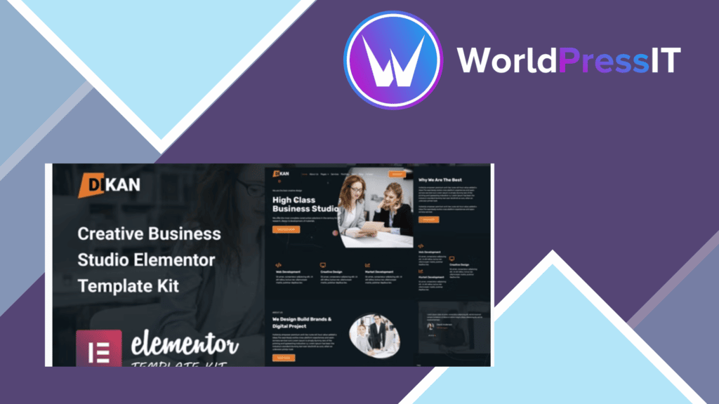 Dikan - Creative Business Studio Elementor Template Kit