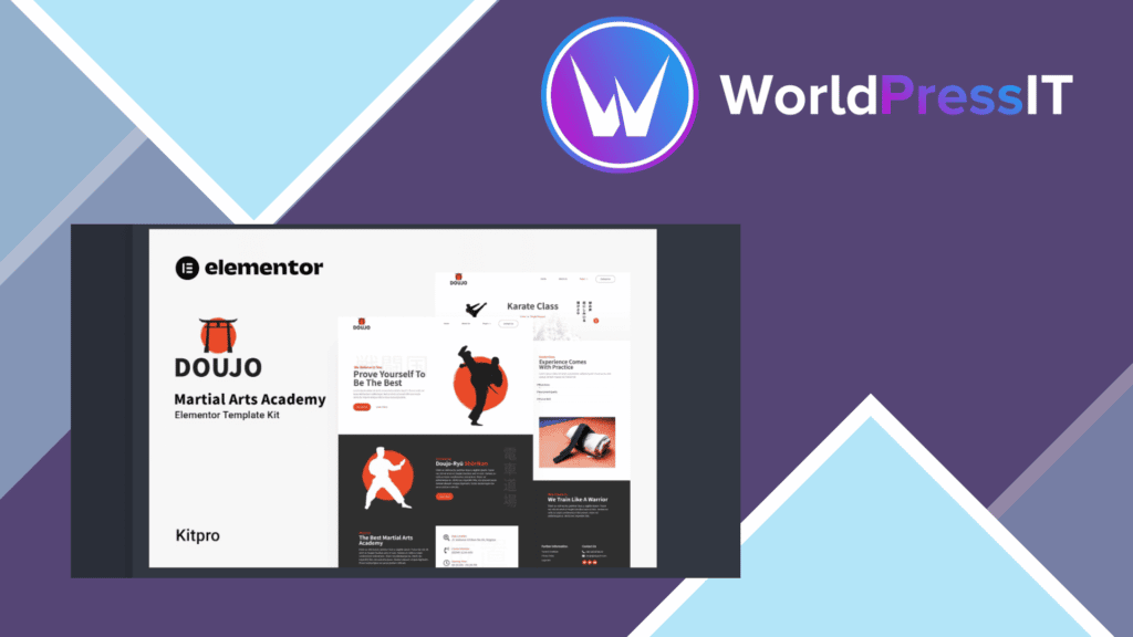 Doujo - Martial Arts Academy Elementor Template Kit