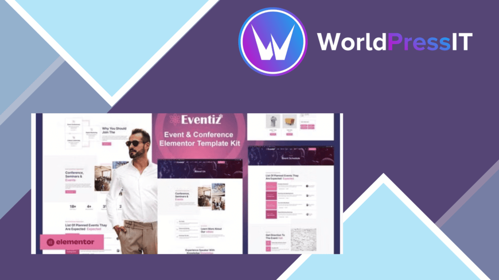 Eventiz - Event and Conference Elementor Pro Template Kit