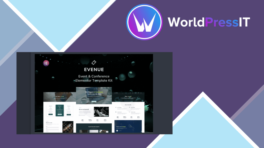 Evenue - Event and Conference Elementor Template Kit