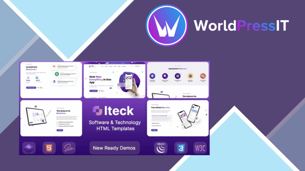 Iteck Software and Technology WordPress Theme