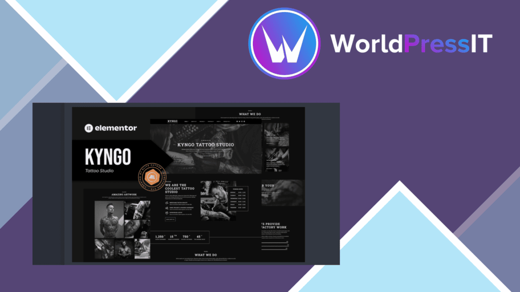 Kyngo - Tattoo Studio Elementor Template Kit