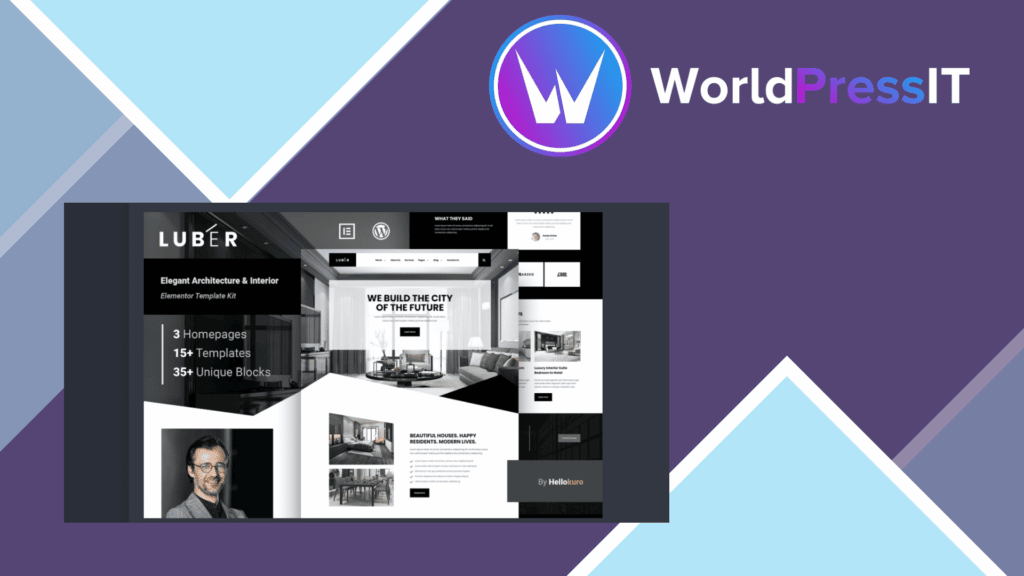 Luber - Elegant Architecture and Interior Elementor Template Kit