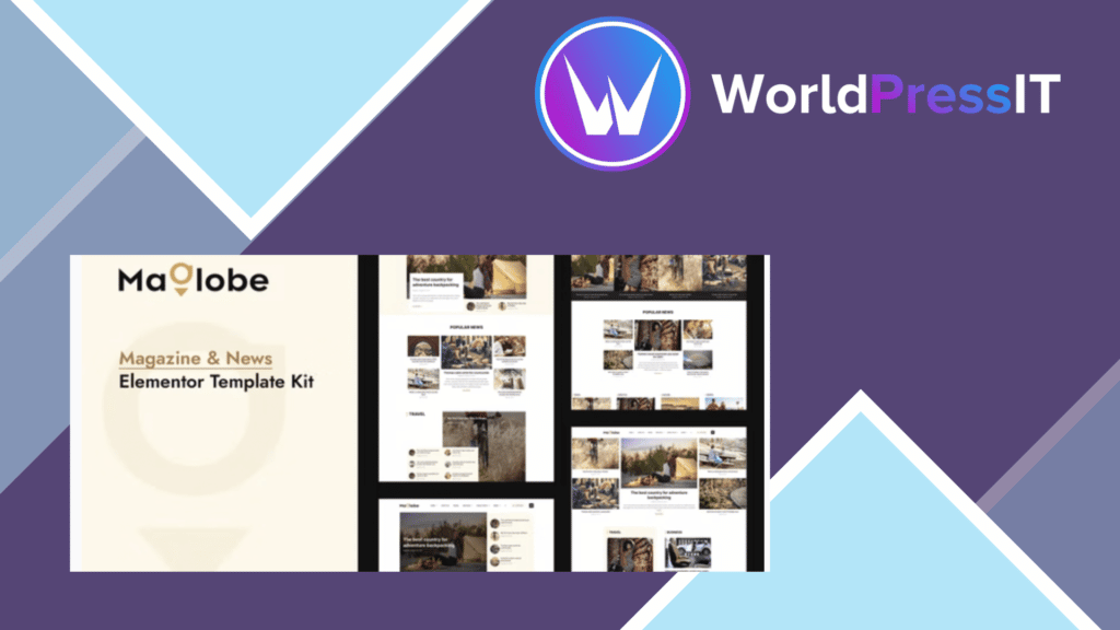 Maglobe - Magazine and News Elementor Template Kit