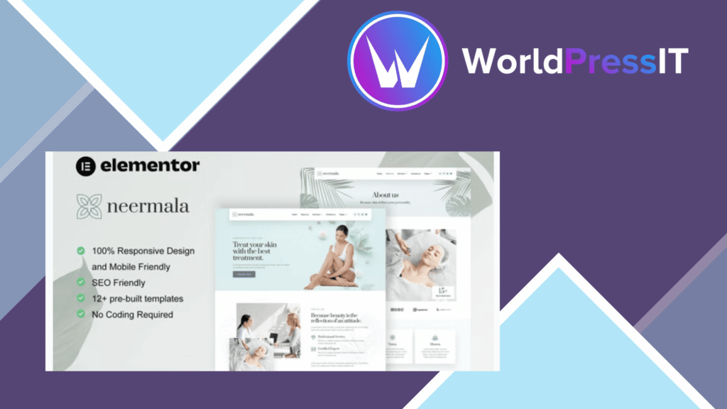 Neermala - Beauty Clinic and Dermatology Elementor Template Kit