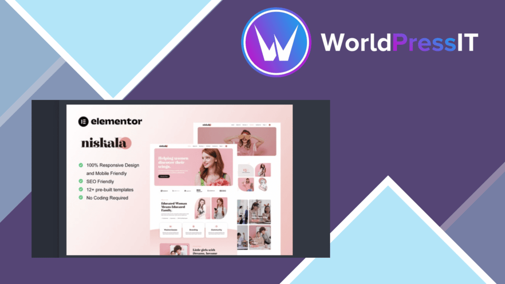 Niskala - Feminine Business Elementor Template Kit Not Nulled
