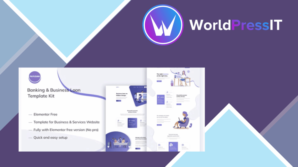 Payloan - Banking and Business Loan Elementor Template Kit