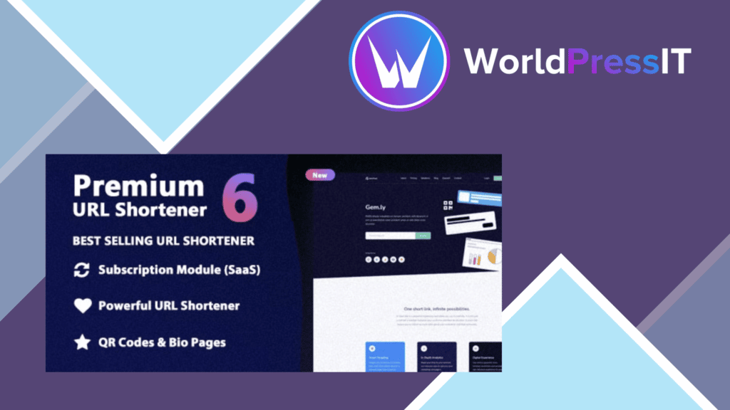 Premium URL Shortener – Link Shortening Script (URL) + SaaS Theme For Premium URL Shortener