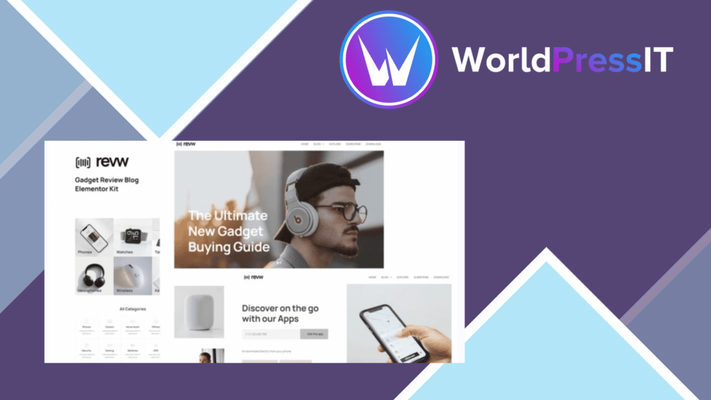 Revw - Gadget Review Blog Elementor Template Kit
