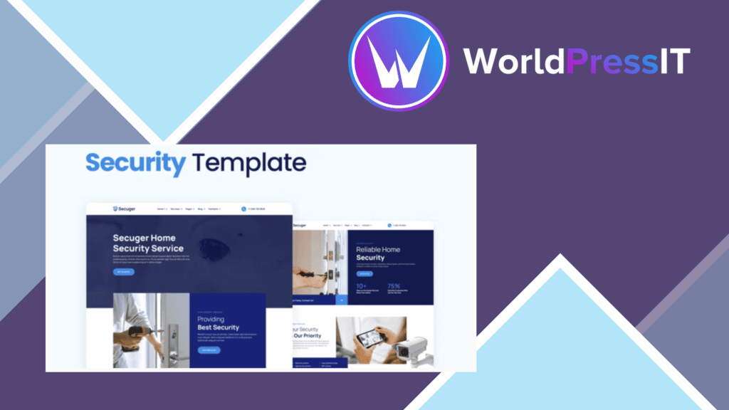 Secuger – Home Security Elementor Pro Template Kit