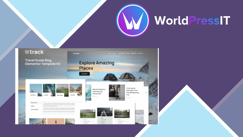 Track - Travel Guide Blog Elementor Kit