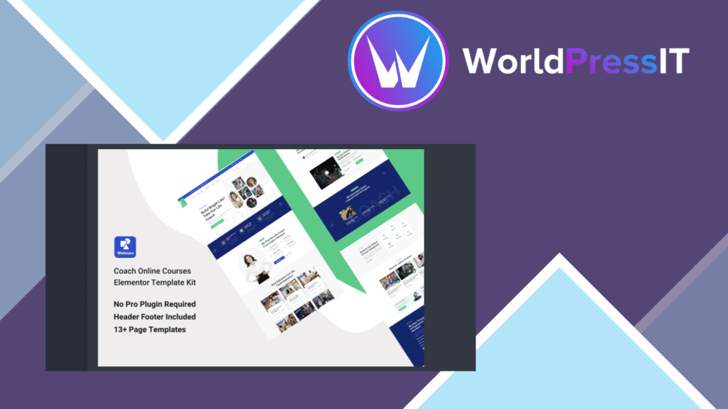 Wellern - Coach Online Courses Elementor Template Kit