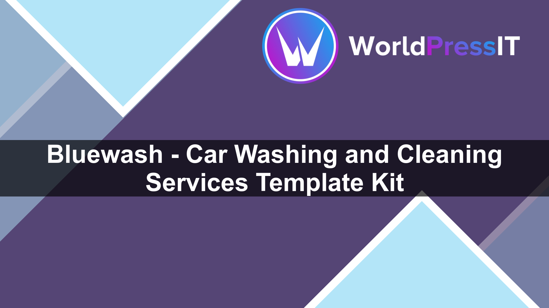 Bluewash – Car Washing and Cleaning Services Template Kit - WorldPress IT