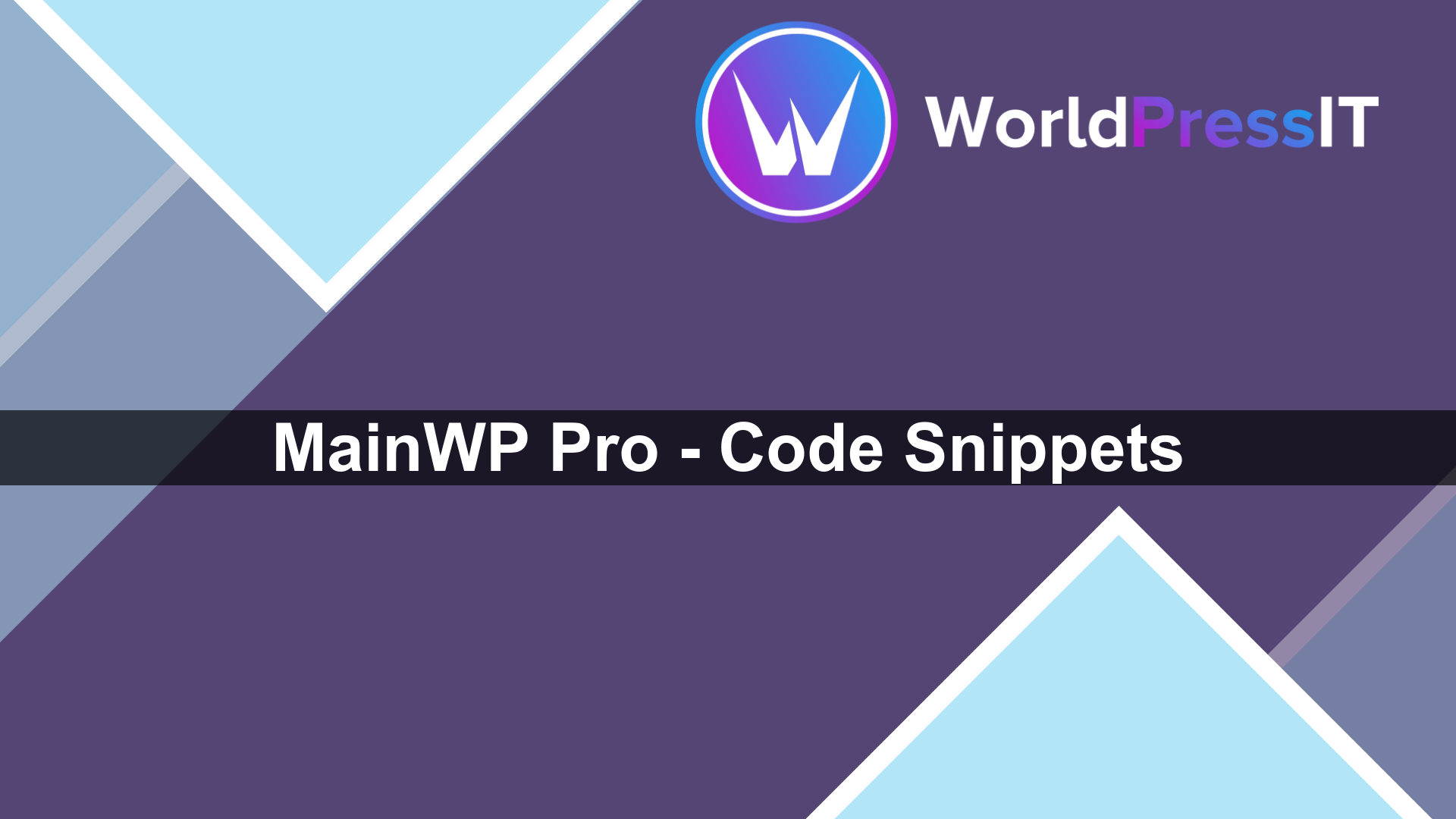 MainWP Pro – Code Snippets - WorldPress IT