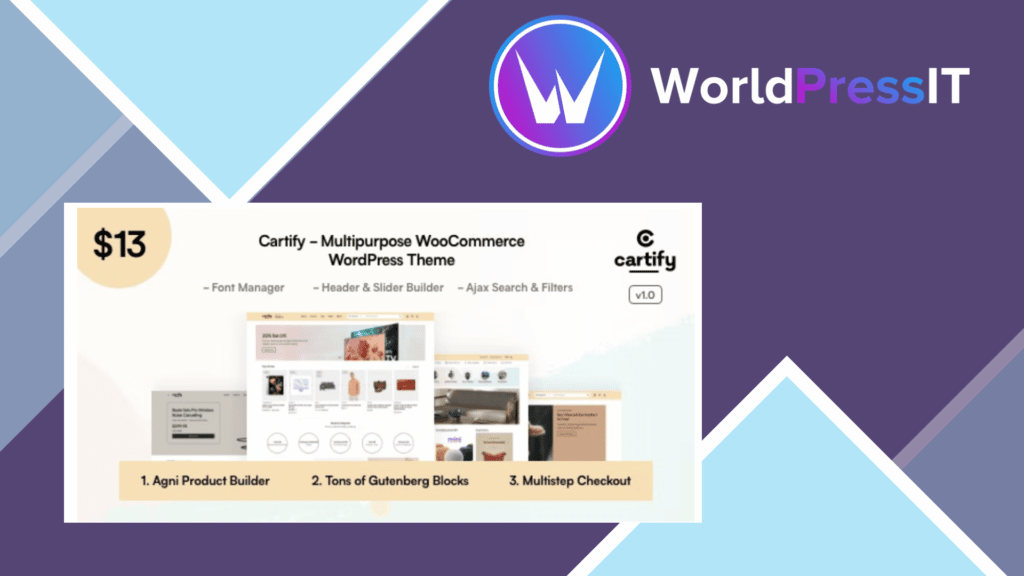 Cartify - WooCommerce Gutenberg WordPress Theme