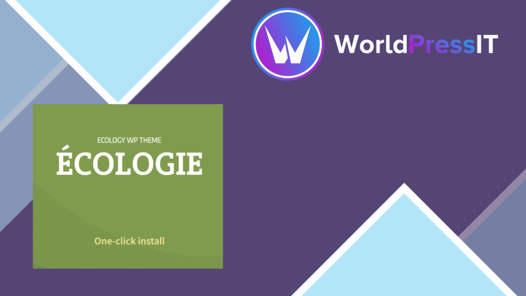 Ecologie Environmental and Ecology WordPress Theme