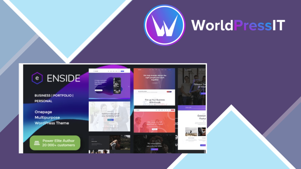 Enside - Multipurpose Onepage Landing Page WordPress Theme