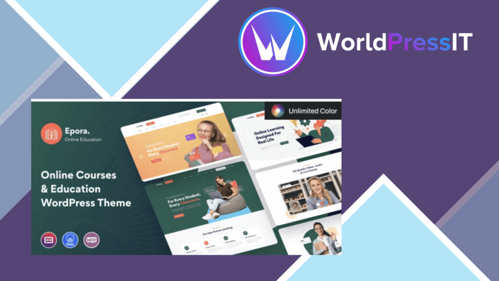 Epora - Online Courses and Education WordPress Theme